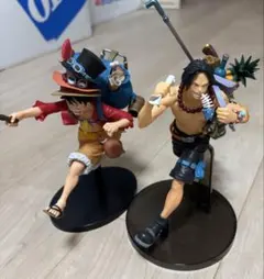 ワンピースマニア　フィギュア　エース　ルフィ