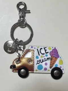 保存袋付きコーチcoachペンギンデザイン キーホルダー本物可愛い