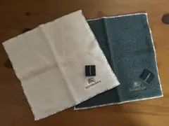 【新品未使用】BURBERRYバーバリー タオルハンカチ２枚セット