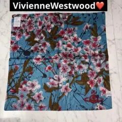 【新品未使用品】VivienneWestwood 大判ハンカチ　サクラ