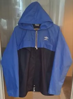 00s umbro アンブロ ロゴ刺繍 美品 ナイロンパーカー