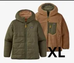Patagoniaリバーシブル・レディ・フレディ・フーディ キッズサイズXL