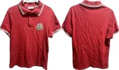 MONCLER モンクレール slim fit ポロシャツ レッド Size:Mのサムネイル
