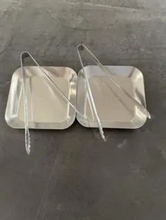 TSUBAME 燕三条 ツバメカトラリー 4点 薬味小皿 ミニトング 日本製