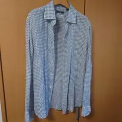 SHIPS 麻シャツ　サイズXL 美品