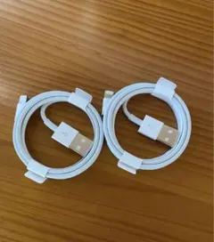 純正品 iPhone Apple ライトニングケーブル 充電器 2個セット