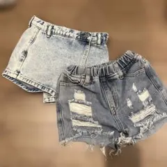 SHEIN デニムショートパンツ 5Y
