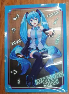 【未使用開封済】一番くじ　G賞　初音ミククリアポスター