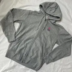 チョッパー パーカー ジップアップ グレー スウェット ユニクロ