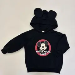 リトシー　ミッキーマウス 耳付きフードパーカー
