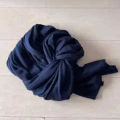セオリー シルク×カシミヤストール ネイビー メンズ