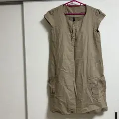 未使用　前開き　半袖　ボタン　ワンピース　ギャミヌリィ　M 半袖のサムネイル