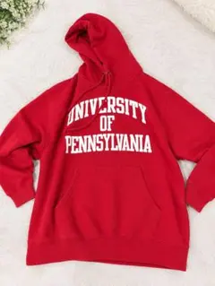 University of Pennsylvania パーカー レッド L