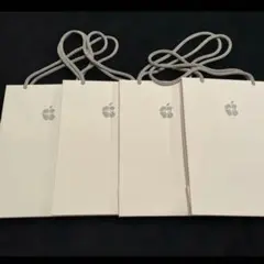 Appleショップ袋 小4枚セット①