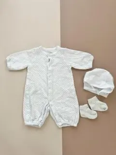 【セレモニードレス】透かし編み2wayドレス・ボンネット・靴下【3点セット】