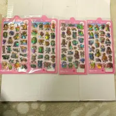 【新品未使用】イタリアンブレインロット3D立体シール きらきらシール４シート①