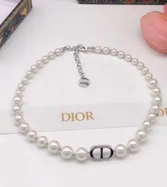 DIOR CDパール ネックレス＆ブレスレット 2点セット　美品 OneMall provides Mercari products: ディオール Diorダブルチェーン2