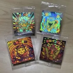 【未開封】ロッテビックリマンホロセレクション、聖梵ムガル他4枚セット