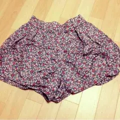 LOWRYS FARM 花柄ショーパン