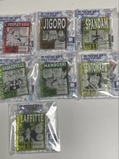 ワンピース ベースショップ 一番くじ アクリルブロックチャーム　7個セット