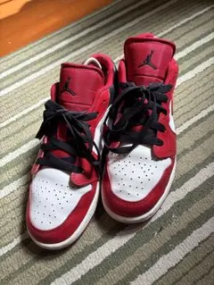NIKE Air Jordan 1 Low 黒×赤×白　24cm