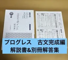 プログレス　古文総演習　完成編　三訂版　解説書