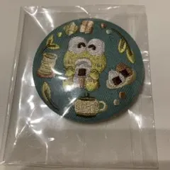 サンリオキャラクター　刺繍缶バッジ　けろけろけろっぴ