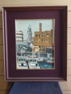 川西祐三郎 明石海峡大橋 版画 額装 サイン入り 48/100 - メルカリ