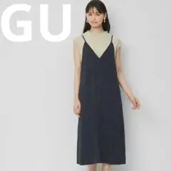 GU ブラック キャミワンピース