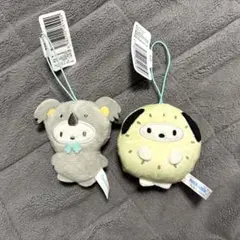 ポチャッコキウイフルーツ コアラ マスコット セット