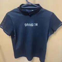 Dance With Dragon モックネックシャツ ブラック サイズ3のサムネイル