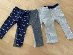 ユニクロ　レギンスパンツ　90 他４枚セット　保育園