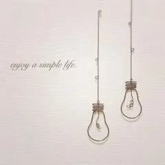 ♡ レトロな電球のワイヤークラフト ♡のサムネイル