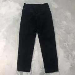 コーデュロカジュアルパンツ Lサイズ ブラック