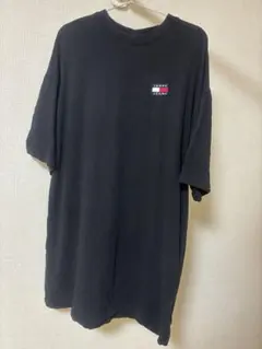 TOMMY JEANS トミージーンズ 半袖Tシャツワンピース 黒 XSサイズのサムネイル