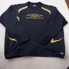 UMBRO 長袖サッカーウェア ブラック/ゴールド