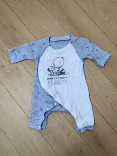 ベビー　SNOOPY スヌーピー　ロンパース　60〜70㎝　おまけ付　バースデイ