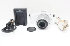 OLYMPUS PEN mini E-PM1 ホワイト レンズ付き ジャンク - メルカリ