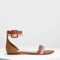 CHARLES & KEITH ダブルストラップ サンダル 37のサムネイル