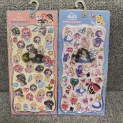 ディズニー　アリス　プリンセス　プチドロップステッカー