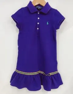 〇 ラルフローレン 半袖　ワンピース　120　紫