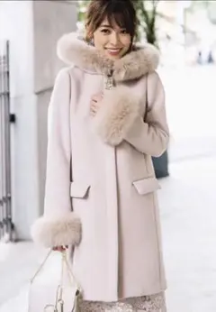 ＊美品＊アプワイザーリッシェ＊5wayコート＊スモーキーピンク＊1