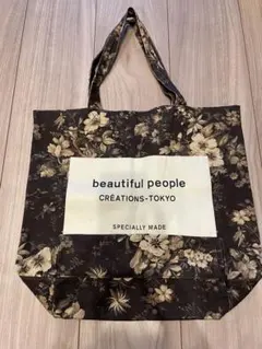 beautiful people 限定　花柄 トートバッグのサムネイル