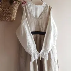 新品　SM2☆kazumiさん４WAYリネンレースジャンスカ　ノースリワンピース