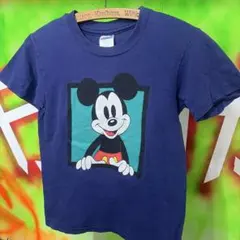 90s USA製 Hanes ミッキーマウス キッズヴィンテージ Tシャツのサムネイル
