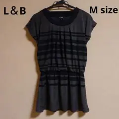 チュニック ボーダー レディース 上品 シンプル　Mサイズ L&B
