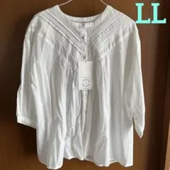 SEASON REASONレディース　トップス　薄手シャツ　ブラウスLL【美品】
