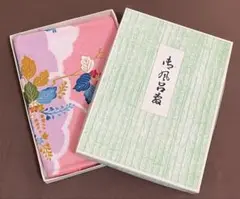 【未使用】風呂敷 ピンク 紋様入り 和柄 包み布