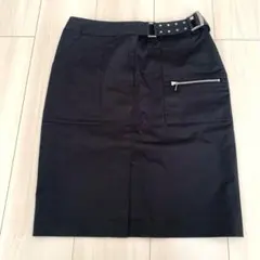 値下げ　オフオン　ofuon タイトスカート 　入園式　入学式　オフィス　黒