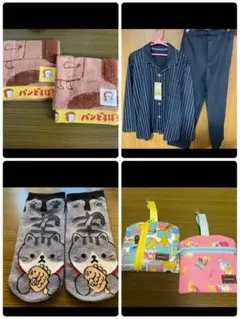 5点目100円♡新作♡新品♡パンどろぼう♡ハンドタオルセット